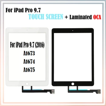 1 kom. Original za Apple iPad Pro 9,7 inča 2016 A1673 A1674 A1675 LCD zaslon Vanjski Zaslon Osjetljiv na dodir Glass Tableta Senzor + OSA