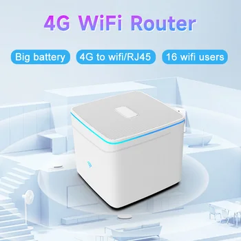 4G SIM kartica, Wi-Fi usmjerivač veliki ugrađena baterija LTE cpe 16 korisnika Wi-Fi RJ45 WAN, LAN bežični modem za prostor pristupna točka prijenosni Wi-Fi