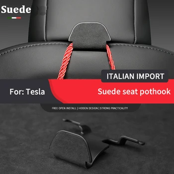 Antilop Kuka Za Stražnjeg sjedala Tesla Model 3 Y 2018-2021 Vješalica Za naslona za glavu Stražnjeg sjedala, Držač Za Stvarajući Torbe, Kuka Za Kišobran, Pribor
