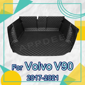 Auto Mat Punu Pokrivenost Prtljažnika Za Volvo V90 Karavan 2017-2021 20 19 18), Auto-Tepih Prtljažnika, Zaštita Interijera, Pribor