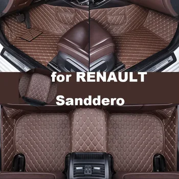 Auto-tepisi Autohome za RENAULT Sanddero 2004-2012 godine izdavanja, ažurirana verzija, pribor za noge, tepiha