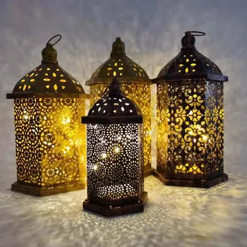 Božićni Ramazan, marokanski klasicni šuplje led vodene svjetlo željezni lampa, hotel, kućna spavaća soba, dnevni boravak, atmosfera, ukrasnih žaruljica