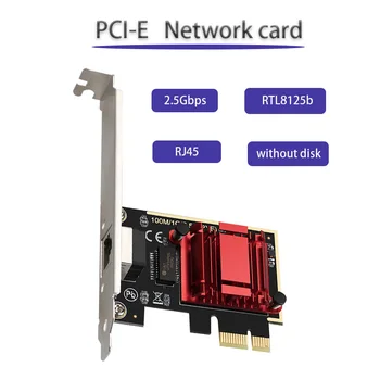Gigabitne mrežne kartice PCI-E RJ-45 LAN Adapter za desktop računala mrežni adapter računalni pribor Igre kartica PCI-E brzi 2,5 Gbit/s