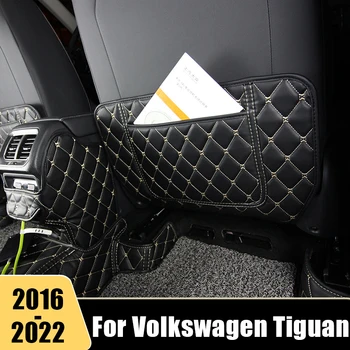 Kožna Maska Za Zaštitu Naslona Autosjedalice Od udaraca Volkswagen Tiguan MK2 2016 2017 2018 2019 2020 2021 2022 Nnti-Prljavi Tepisi Zaštitne