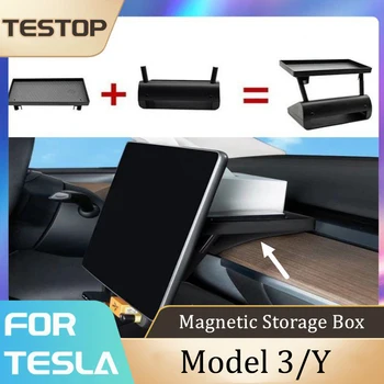 Kutija Za pohranu Tesla Model 3/Y 2021-2023 Kontrolna Ploča Magnetski Skriveni pretinac Za Pohranu Raznih dodataka Tesla Model 3/Y 2023