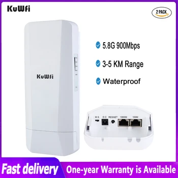 KuWFi 5,8 G Vanjski Wi-Fi Router 900 Mb/s Bežični Most 3-5 KM Lumenom Pokrivenost Wi-Fi Najdalje Daljinski Upravljač point-to-Point Za Kamere