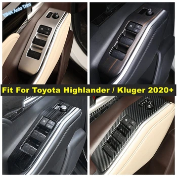 Kućište Prekidača Otvaranja prozora Gumb za Podizanje Okvira Poklopac Završiti Pogodan Za Toyota Highlander/Kluger 2020 - 2023 Pribor Za unutrašnjost Automobila