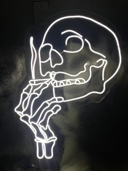 Led Lubanju Neonski Znak Svjetla Personalizirane Igra Halloween Božićna Atmosfera Ukras Bara Neonski Akril Neonski Svjetlo