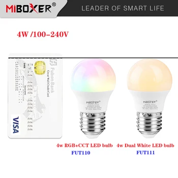 Miboxer 4 W RGB + CCCT/dual bijela led žarulja Osnovni tip B22 E26 E27 AC100-240V