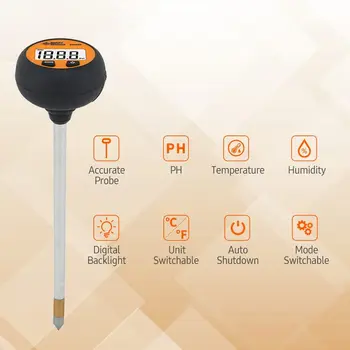 Multifunkcijski Tester tla 3 u 1 Za mjerenje pH/Vlage/temperature sa Senzorom za Mjerenje 8,25 