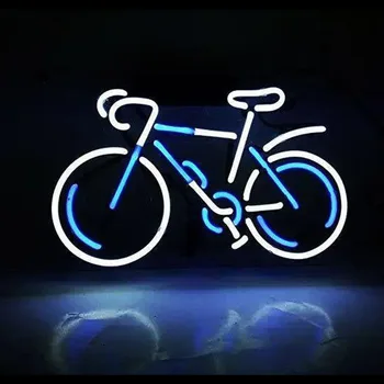 Neonska Reklama za Bicikl Firma sa Neon Žarulja Estetski Soba Dekor Light zidni znak za signage Sobe Lampe Svadbena Dekoracija Ručni Rad
