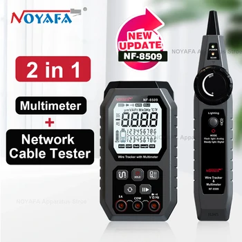 NOYAFA NF 8509 Novi Update Mrežni Kabel Tester Za Dmm Struja Napon Otpor POE Test NCV AC DC LCD Zaslon Žice Tracke