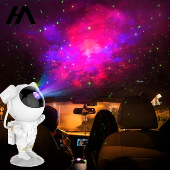 Noćno svjetlo u obliku astronauta HAOMAI Astronaut Projekcija neba Zvijezda ranog odgoja i obrazovanja Aurora Galaxy Projektor za dječje sobe