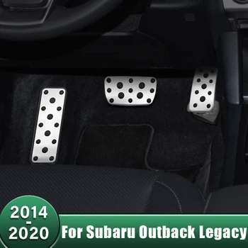 Nožna Gas Auto Od Nehrđajućeg Čelika, Poklopac Papučice Za Kočnice, Нескользящие Obloge Za Subaru Outback 2014-2020 Legacy 2015-2020
