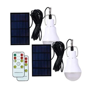 Prijenosni solarna lampa za ulice s daljinskim upravljanjem, noćni kuća, kamp, dvorište