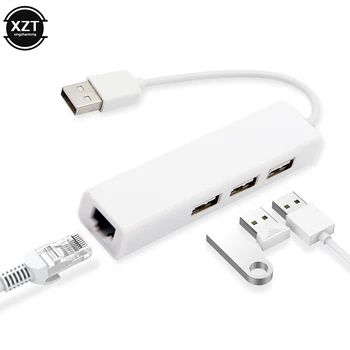 USB Ethernet USB hub na Mrežnu karticu lan RJ45 10/100 Mbit/s Ethernet Adapter za prijenosna RAČUNALA Mac, iOS, Windows RTL8152 USB 2.0 Hub