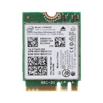 za Intel Wireless-AC 3165 3165NGW dual-band Wi-Fi, BT NGFF za M. 2 WiFi kartice