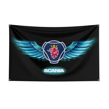 Zastava Scania veličine 3x5 metara za kućne dekoracije zidova