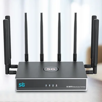 ZR01 2,4 G/5 Ghz dual-band 5G WiFi 6 Bežični usmjerivač CPE 8 Antena sa visokim pojačanjem NSA/SA SA širokim obuhvatom 3100 Mbit/s Unutarnje Router